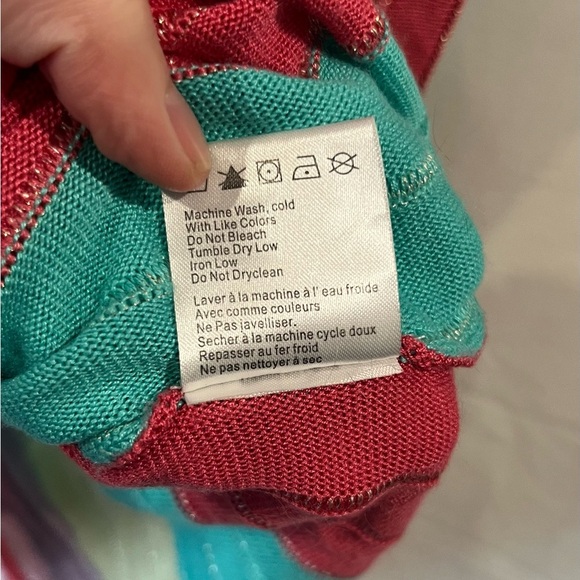 Anthropologie Find Me Now Metallic Striped Knit Maxi Skirt Size XS - Picture 7 of 8